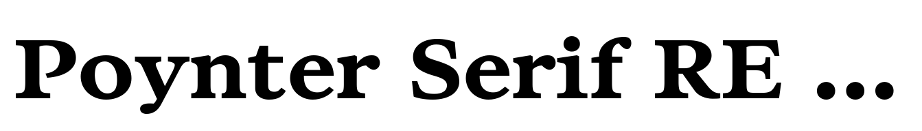 Poynter Serif RE Bold